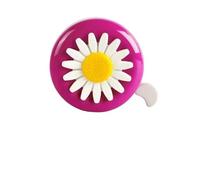 HBPYOLW Cloche de vélo en Forme de Fleur de Marguerite, avec klaxon de banderoles, Accessoires de vélo de Route et VTT(Rosewhite1PC)