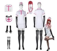 HBQC Anime Chainsaw Man Cosplay Makima uniforme costume complet adulte pour Halloween carnaval partie, exposition de bandes dessinées et anime Convention