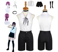 HBQC Anime Chainsaw Man Cosplay Reze uniforme costume complet adulte pour Halloween carnaval partie, exposition de bandes dessinées et anime Convention