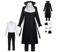 HBQC Anime cosplay costume Bungo Stray Dogs' Ryunosuke akutagawacospiay costume complet perruque costume costume adulte Halloween carnaval PARTY DRESS UP set