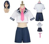 HBQC Anime cosplay costume I want to eat your pancreassaki kurokawacospiay costume complet perruque costume costume adulte Halloween carnaval PARTY DRESS UP set