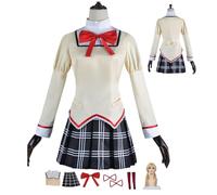 HBQC Anime cosplay costumes Magical Girl Tomoe Mami cosplay complet perruque costume - adulte, Halloween carnaval PARTY DRESS UP