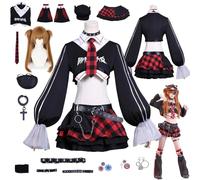 HBQC Anime 'NeonGenesisEvangelion' Cosplay Asuka Langley Soryu Uniforme Costume Complet Adulte Pour Halloween Carnaval, Fête De Carnaval, Exposition De Bandes Dessinées Et Convention D'anime