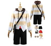 HBQC IdentityV Lawson Anime Cosplay Costume Complet Perruque Costume - Adulte, Halloween Carnaval PARTY DRESS UP Set