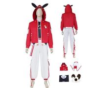 HBQC IdentityV Luca Balsa Anime Cosplay Costume Complet Perruque Costume - Adulte, Halloween Carnaval PARTY DRESS UP Set