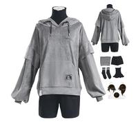 HBQC IdentityV Luca Balsa Anime Cosplay Costume Complet Perruque Costume - Adulte, Halloween Carnaval PARTY DRESS UP Set