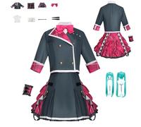 HBQC Project Sekai Colorful Stage 'Hatsune'Miku' Anime Cosplay Costume Complet Perruque Costume - Adulte, Halloween Carnaval PARTY DRESS UP Set