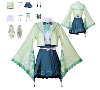 HBQC Project Sekai Colorful Stage Nene Kusanagi Kamishiro Anime Cosplay Costume Complet Perruque Costume - Adulte, Halloween Carnaval PARTY DRESS UP Set