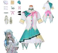 HBQC Project Sekai Colorful Stage Nene Kusanagi Kamishiro Anime Cosplay Costume Complet Perruque Costume - Adulte, Halloween Carnaval PARTY DRESS UP Set