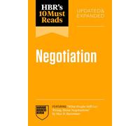 HBR's 10 Must Reads on Negotiation, Updated and Expanded - Harvard Business Review - Harvard Business Review Press - ebook (ePub) - Livre