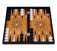 HBS GAMES Eternal Desert Design Backgammon Jeu de société 48 cm en bois avec pions acryliques amis et adultes