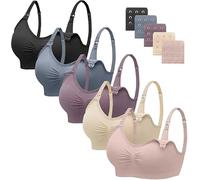 HBselect 5 Pcs Soutien-Gorge d'allaitement Maternité Soutien-Gorge d'allaitement sans Couture