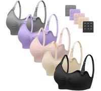 HBselect 5 Pcs Soutien-Gorge d'allaitement Maternité Soutien-Gorge d'allaitement sans Couture