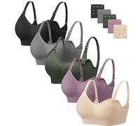 HBselect 5 Pcs Soutien-Gorge d'allaitement Maternité Soutien-Gorge d'allaitement sans Couture