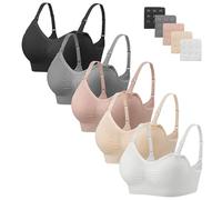 HBselect 5 Pcs Soutien-Gorge d'allaitement Maternité Soutien-Gorge d'allaitement sans Couture