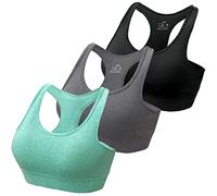 HBselect Ensemble de Soutien-Gorge de Sport pour Femme Absorbant, Soutien-Gorge en Dentelle pour Femme, Doux et Respirant, Soutien-Gorge sans Armature et sans Coutures, Soutien-Gorge de Sport