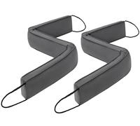 HBselect Twin-Pack 100 cm Coupe-Courant d'air rectangulaire pour Portes et fenêtres, Fixation sécurisée pour l'insonorisation et la réduction du Bruit, adapté aux climats froids et Chauds, Gris