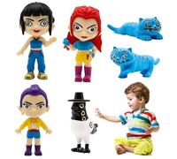 HBSFBH Figurines Kp0p De-Mon, 5 pièces Mini Figuri-nes De Dessin Animé, Kpop Dem0n Hun-ters Figurines Jouets, Animé Jouets en Figurines, Cadeaux pour Enfants