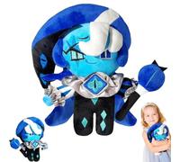 HBSFBH Jouet en Peluche Cookie Run Kingdom, 28 cm Shadow Milk Cookie Peluche, Cookie Run Kingdom Plushies Pillow, Peluche d'animal de Cookie Run Kingdom, pour Enfants Cadeaux d'anniversaire