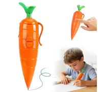 HBSFBH Jouet stylo à enregistreur de carotte, Stylo Carotte, S-tylo enregistreur de carottes pour enfants, S-tylo à bille de carottes, Carrot Recorder s-tylo Toy, pour les enfants et les étudiants