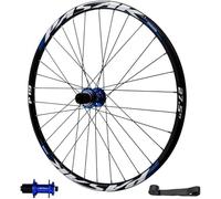 HBSSP Paire Roues VTT 26/27,5/29 Pouces Freins Disque Axe Traversant 142 Mm, Moyeux Roulements Étanches HG, Jantes Avant Et Arrière for Cassette 7-11 Vitesses(Thru AXLE Rear Wheel,27.5 inch)