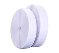 HBSVKLYNX mit Haken und Schleifen, Ruban adhésif à coudre et à boucles, 25 mètres, blanc et noir(White 20mm)