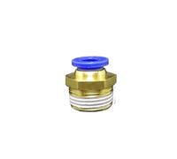 HBTSPJNT 10PC DN10 G 3/8" Male x Fit Tube OD 8mm Brass Pneumatic Air Hose Quick Connector Push in Coupler Water Gas Oil