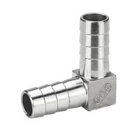 HBTSPJNT 14mm OD 304 Stainless Steel Pipe Fitting 90 Degree Elbow Right Angle L Shaped Connector