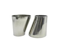 HBTSPJNT 1PC SS304 Stainless Steel 38mm to 19mm Butt Welded Eccentric Reducer Pipe Fittings