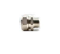 HBTSPJNT Fit 20/25mm ID/OD PEX-AL-PEX Tube x 3/4" BSPP Male Nickel Plated Brass Pipe Fitting Coupling Connector Adapter