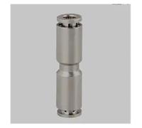 HBTSPJNT Pneumatic Connectors 6.35mm 1/4" Nickel Plated Brass Push in Quick Connector Release Air Fitting Plumbing