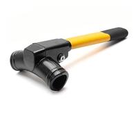 HBUNKT Auto Antivol Bloque Volant pour DS 4 2021 2022 2023, Antivol de Voiture Volant Sécurité Canne Antivol Barre Sécurité Véhicule T-Bar Haute Visibilité Accessoires,A-Yellow