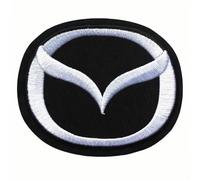 HBUNKT Auto Emblème Patch Thermocollant pour Mazda MX-5 2015-2023, Patchs de Emblème Auto Écussons Brodé Thermocollants à Coudre ou à Repasser pour Vêtements Vestes Jeans Sac,A