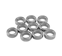 Hburirrty 10Pcs Roulement À Billes Radial Métrique Blindé De Métal Scellé Par Modèle Miniature Modèle: Mr85-Zz 5X8X2.5Mm