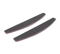 Hburirrty 50 PièCes SéRies 100/180 Grit à Ongles Ongles Peigne Double Face Forme à Ongles PonçAge Demi-Lune à Ongles pour Salon