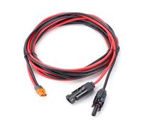 Hburirrty Câble de charge solaire XT60I-F Adaptateur 12 AWG Câble d'extension pour panneau solaire générateur de batterie d'alimentation B