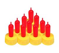 Hburirrty Lot de 60 tétines en caoutchouc souple pour brebis, chèvre, agneau ou chiot