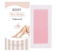 Hburirrty Papier dépilatoire jetable simple face et double face et papier dépilatoire à la cire d'abeille pour jambes et aisselles Type 1