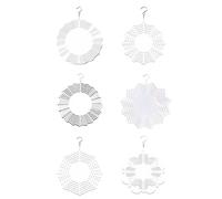 Hburirrty Plaque D'Aluminium Recouverte D'Énergie Éolienne de Style Couple Impression Recto-Verso par Sublimation par Transfert de Chaleur Spinners 24,6 X 25,5 cm
