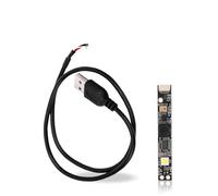 HBV-1825 FF Module de Caméra, Module de Caméra USB2.0 avec Objectif 5MP HD Champ de Vision 160 ° Module de Caméra sans Interface USB pour WinXP / Win7 / Win8 / Win10 / OS X/Linux/Android