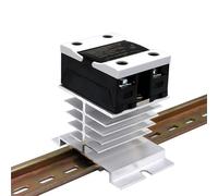 HBWL01 SSR 0-10V 4-20MA 0-5V Power Voltage Regulator Relay 10A 25A 40A DA AA DD VA Single Phase Solid State Relay with Heat Sink(40A,0-10V)