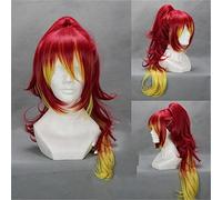 HBYLEE Anime Blue Exorcist Women Kirigakure Shura Cosplay Wigs Ao No Exorcist Rôle Jeu de Rôle Kirigakure Shura Long Chip Queue de Cheval Perruque Cosplay Anime Wig Coser (Taille : 1) [Couleur :