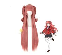 HBYLEE Anime Coser pruik Anime Kakegurui Yumemite Yumemi Cosplay Perruques longues fibres résistantes à la chaleur + perruque de fête pour filles et femmes [Couleur : Onecolor]