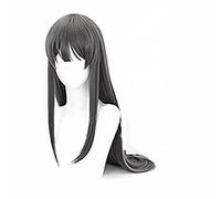 HBYLEE Anime Coser pruik Cosnoble Sakurajima Mai Perruque Cosplay Barrette à cheveux Rascal Ne rêve pas de Bunny Girl Senpai Costume Cheveux [Couleur : Onecolor]