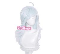 HBYLEE - Anime Kemono Jihen Akira Cosplay Wig Unisexe 65 cm Bleu clair Cosplay Wigs Heat Resistant Synthétique Wigs Halloween + Perruque [Couleur : multicolore]