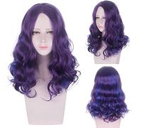 HBYLEE - Anime Role Play For Descendants Perruque bouclée 3 fois pour cosplay, cheveux synthétiques résistants à la chaleur, perruques de cosplay pour femme [Couleur : -]