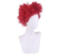 HBYLEE - Anime Role Play For Red Queen Cosplay Wig Queen of Hearts Curly Red Hair Wigs [Couleur : Red Curl]