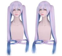HBYLEE - Anime Role Play For Vocaloid Miku Perruque de cosplay longue avec 2 clips, cheveux synthétiques [Couleur : -]