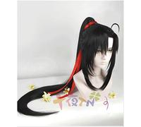 HBYLEE DIOCOS Perruque de cosplay Anime Mo Dao Zu Shi Grandmaster of Demonic Cultivation Wei Wuxian Cosplay Wig pour fête d'Halloween Taille unique C [Couleur : selon plan]