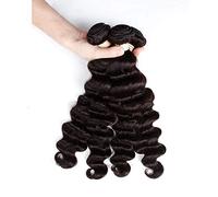 HBYLEE - Extensions de cheveux humains naturels noirs naturels naturels 20 pouces perruques de cheveux brésiliens perruques pour femmes 150 % densité pré-perruque 61 cm [Couleur : 61 cm]